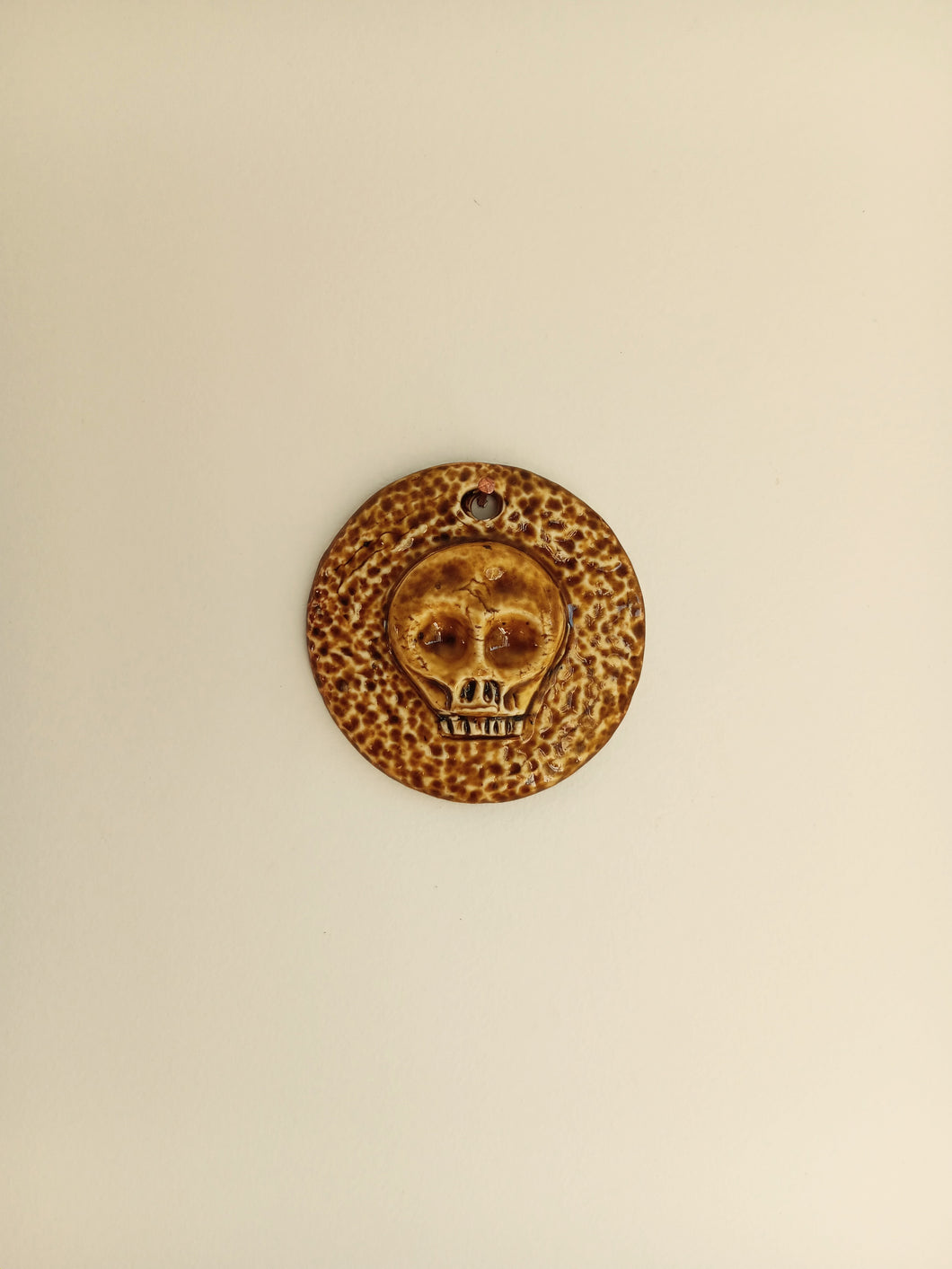 Medicinal Wealth Amulet With Burnt Tobacco Glaze