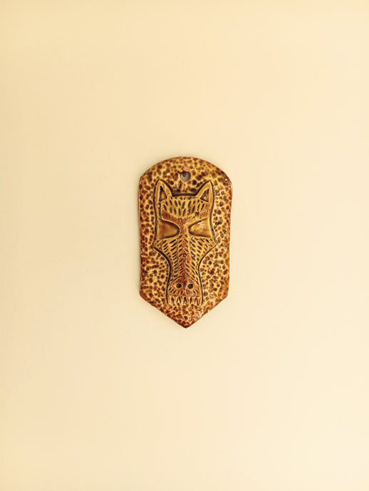Massively Over Confident Amulet With Nicotine Glaze