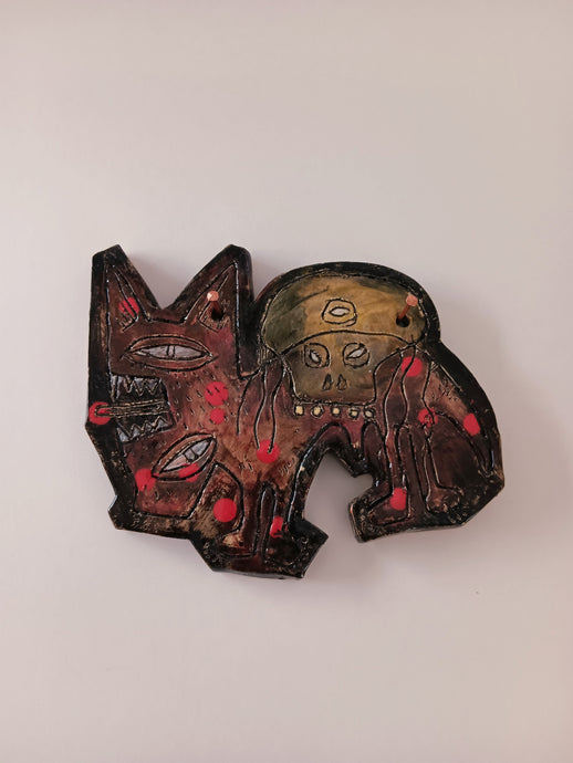 Ghost of All Great Buddha's Accosts Wall Dog (Wall Tile Thing)