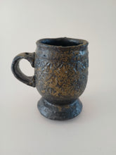 Load image into Gallery viewer, Handmade Black Mug with Oil Skin Glaze