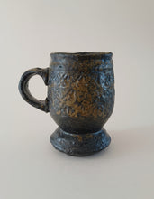 Load image into Gallery viewer, Handmade Black Mug with Oil Skin Glaze