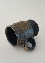 Load image into Gallery viewer, Handmade Black Mug with Oil Skin Glaze