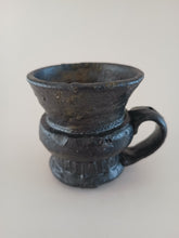 Load image into Gallery viewer, Handmade Black Mug with Oil Skin Glaze