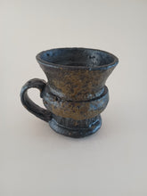 Load image into Gallery viewer, Handmade Black Mug with Oil Skin Glaze