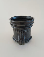 Load image into Gallery viewer, Handmade Black Mug with Oil Skin Glaze