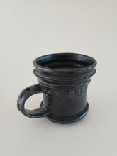 Load image into Gallery viewer, Handmade Black Mug with Oil Skin Glaze
