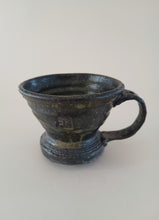 Load image into Gallery viewer, Handmade Black Mug with Oil Skin Glaze