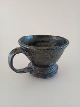 Load image into Gallery viewer, Handmade Black Mug with Oil Skin Glaze