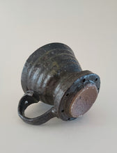 Load image into Gallery viewer, Handmade Black Mug with Oil Skin Glaze