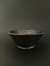Load image into Gallery viewer, Handmade Black Bowl with Oil Skin Glaze
