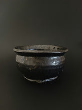 Load image into Gallery viewer, Handmade Black Bowl with Oil Skin Glaze