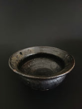 Load image into Gallery viewer, Handmade Black Bowl with Oil Skin Glaze