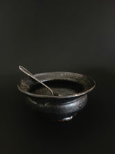 Load image into Gallery viewer, Handmade Black Bowl with Oil Skin Glaze