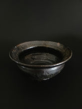 Load image into Gallery viewer, Handmade Black Bowl with Oil Skin Glaze