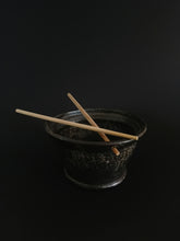 Load image into Gallery viewer, Handmade Black Bowl with Oil Skin Glaze