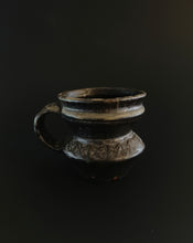 Load image into Gallery viewer, Handmade Black Mug with Oil Skin Glaze