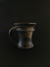 Load image into Gallery viewer, Handmade Black Mug with Oil Skin Glaze