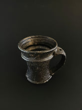 Load image into Gallery viewer, Handmade Black Mug with Oil Skin Glaze