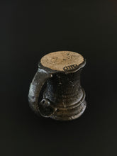 Load image into Gallery viewer, Handmade Black Mug with Oil Skin Glaze