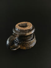 Load image into Gallery viewer, Handmade Black Espresso Cup with Oil Skin Glaze
