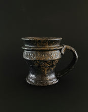 Load image into Gallery viewer, Handmade Black Mug with Oil Skin Glaze