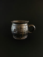 Load image into Gallery viewer, Handmade Black Mug with Oil Skin Glaze