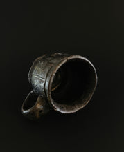 Load image into Gallery viewer, Handmade Black Mug with Oil Skin Glaze