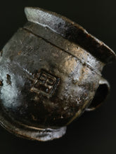 Load image into Gallery viewer, Handmade Black Mug with Oil Skin Glaze