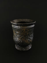 Load image into Gallery viewer, Handmade Black Cup with Oil Skin Glaze