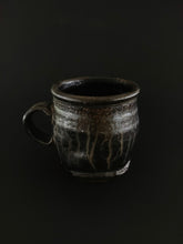 Load image into Gallery viewer, Handmade Black Mug with Oil Skin Glaze