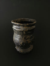 Load image into Gallery viewer, Handmade Black Cup with Oil Skin Glaze