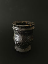 Load image into Gallery viewer, Handmade Black Cup with Oil Skin Glaze