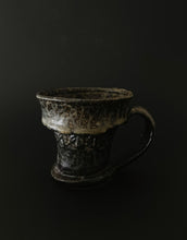 Load image into Gallery viewer, Handmade Black Mug with Oil Skin Glaze