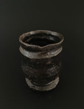 Load image into Gallery viewer, Handmade Black Cup with Oil Skin Glaze