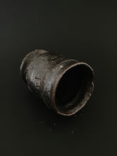 Load image into Gallery viewer, Handmade Black Cup with Oil Skin Glaze
