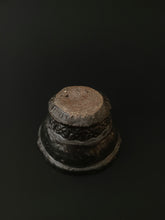 Load image into Gallery viewer, Handmade Black Side Bowl with Oil Skin Glaze