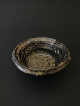 Load image into Gallery viewer, Handmade Black Side Bowl with Oil Skin Glaze