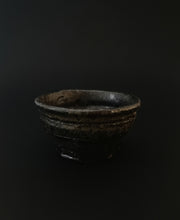 Load image into Gallery viewer, Handmade Black Side Bowl with Oil Skin Glaze