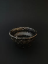 Load image into Gallery viewer, Handmade Black Side Bowl with Oil Skin Glaze