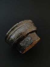 Load image into Gallery viewer, Handmade Black Side Bowl with Oil Skin Glaze