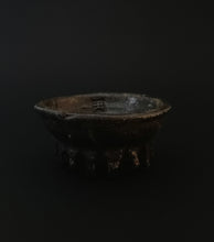 Load image into Gallery viewer, Handmade Black Side Bowl with Oil Skin Glaze