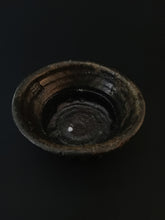Load image into Gallery viewer, Handmade Black Side Bowl with Oil Skin Glaze