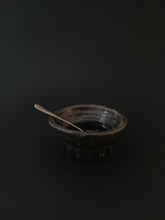 Load image into Gallery viewer, Handmade Black Side Bowl with Oil Skin Glaze