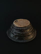 Load image into Gallery viewer, Handmade Black Side Bowl with Oil Skin Glaze