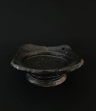 Load image into Gallery viewer, Handmade Black Platter with Oil Skin Glaze