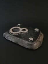 Load image into Gallery viewer, Handmade Black Platter with Oil Skin Glaze