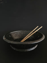 Load image into Gallery viewer, Handmade Black Kitchen Bowl with Oil Skin Glaze