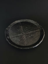 Load image into Gallery viewer, Handmade Black Serving Plate with Oil Skin Glaze