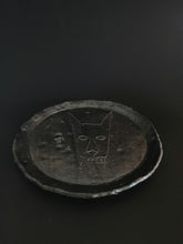 Load image into Gallery viewer, Handmade Black Serving Plate with Oil Skin Glaze (Copy)