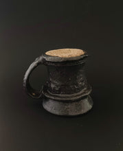 Load image into Gallery viewer, Handmade Black Mug with Oil Skin Glaze